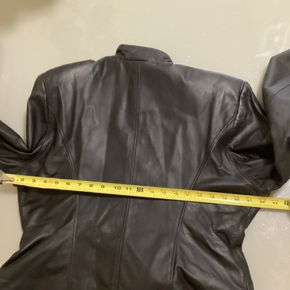 NWOT Vintage Genuine Leather Soldier/Military Jacket Lg - Picture 8 of 9